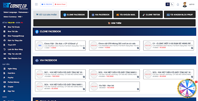SHOPCLONE6 | website bán clone, web bán nguyên liệu ads, mail, via, chat gpt v.v