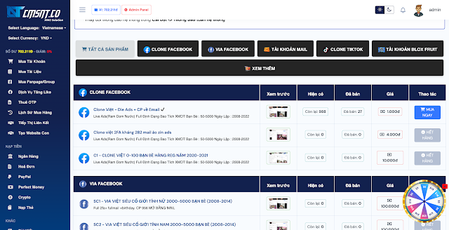 SHOPCLONE6 | website bán clone, web bán nguyên liệu ads, mail, via, chat gpt v.v